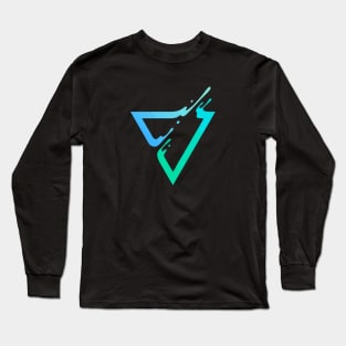 Liquid triangle Long Sleeve T-Shirt